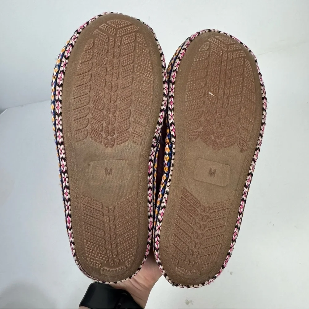 Ariat Pink Slip On Slippers House Shoes